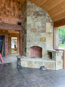 High End Custom Home 2021 Fireplace